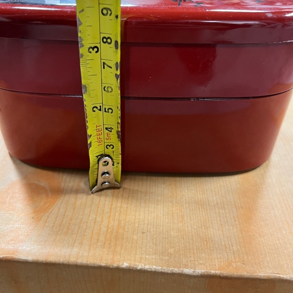 Set of 6 Traditional Japanese 2 Tier Bento Box Lunch Container, Made in Japan - Picture 6 of 7